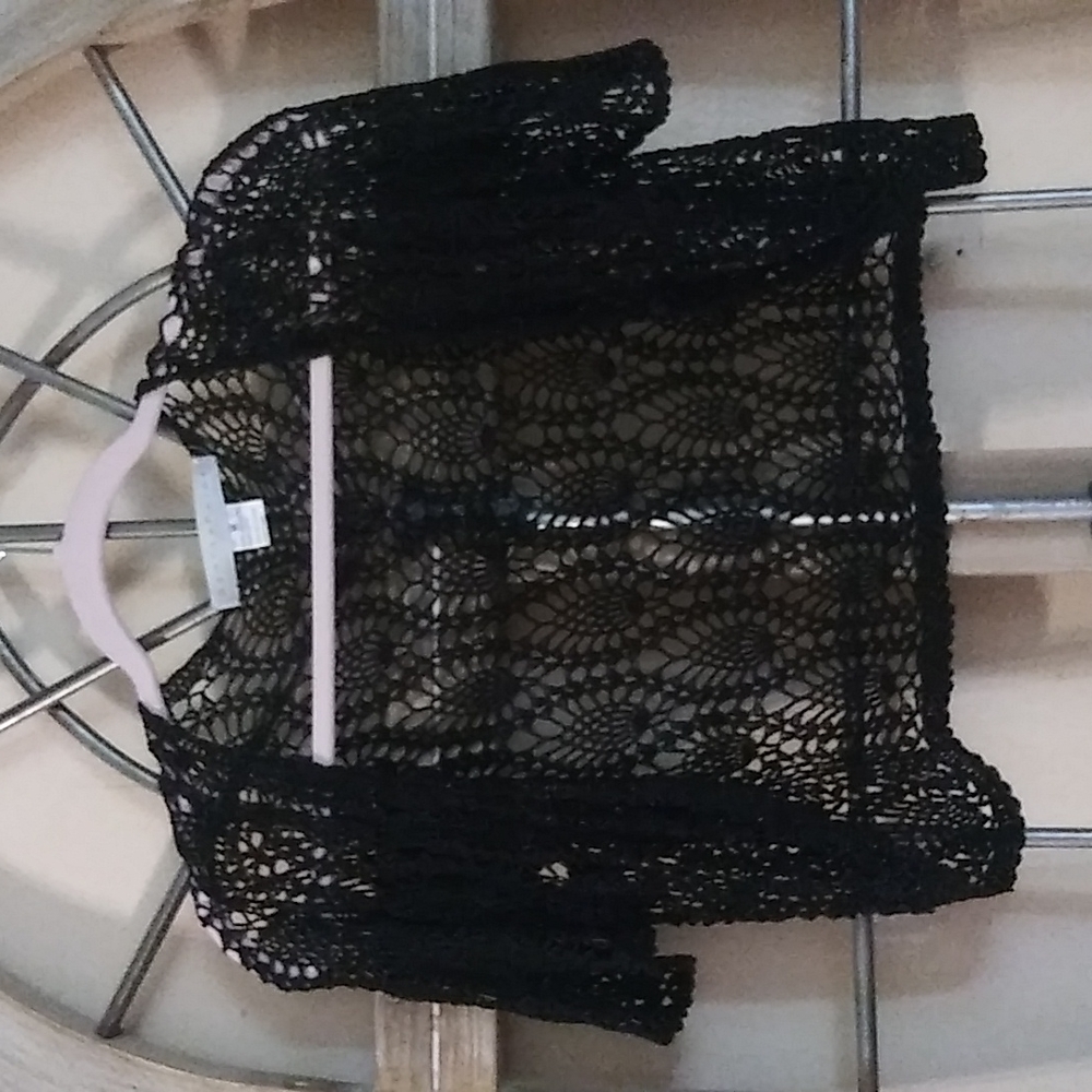 Bette Paige black cardigan.